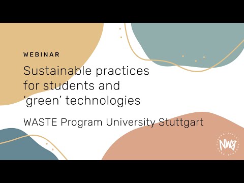 Sustainable practices for students and ‘green’ technologies (WASTE Program) | NWB