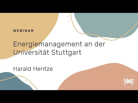 Energiemanagement an der Universität Stuttgart (Harald Hentze) | NWB